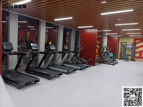 星空·综合完成的济南某部门单位健身房